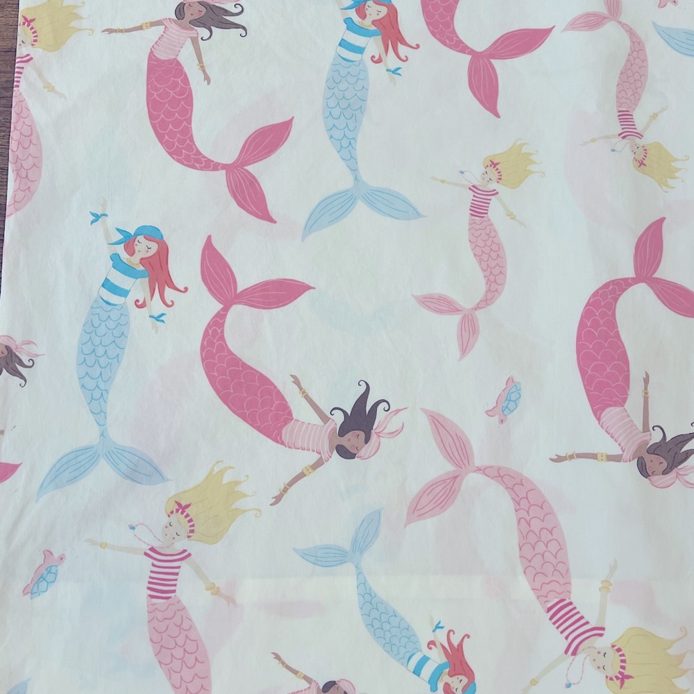Potterybarn Kids Mermaid sheet set.
